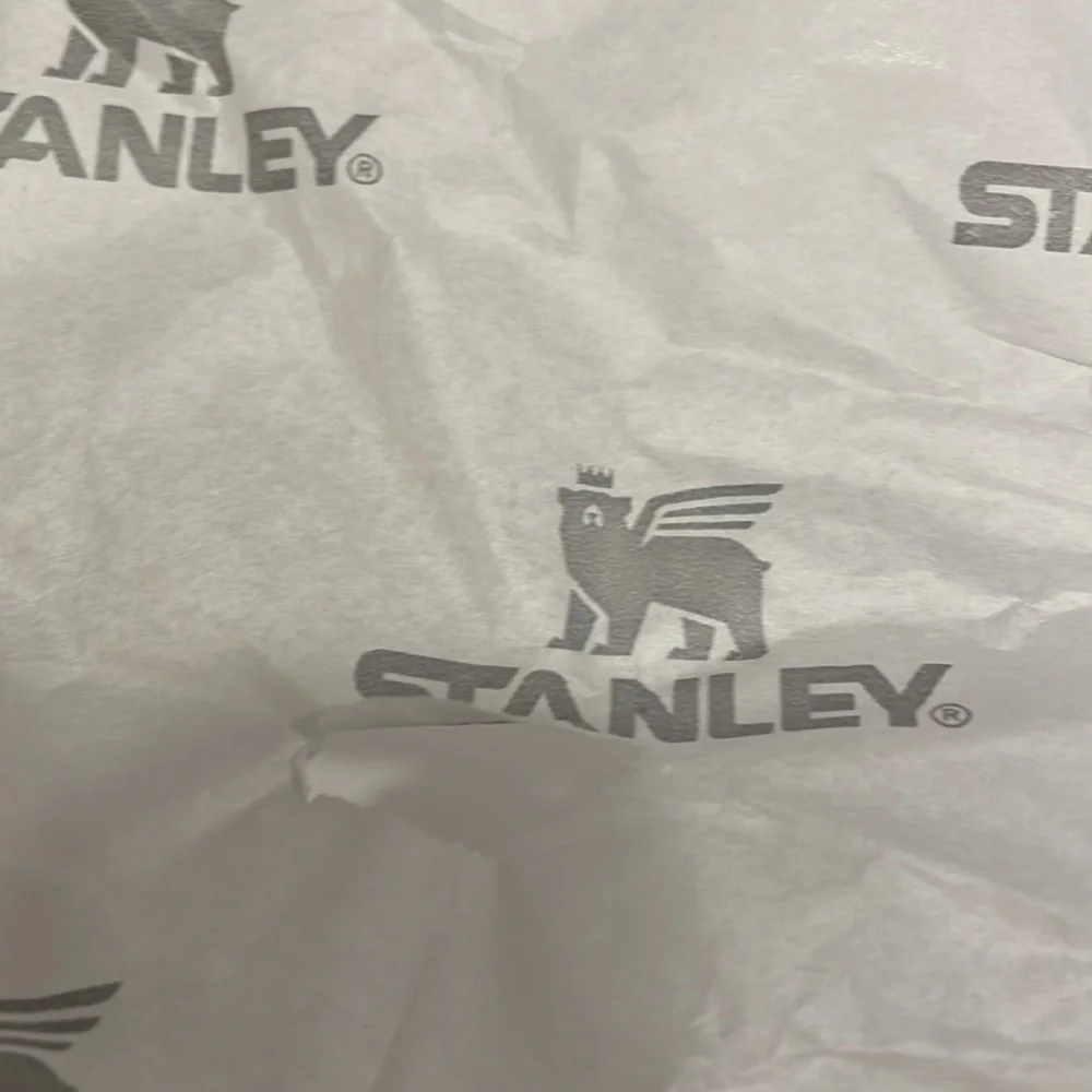Stanley White Branded White and Gray Tissue Paper